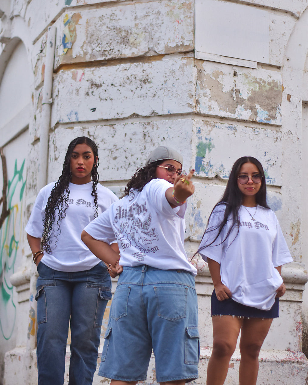 Camiseta blanca Oversize unisex